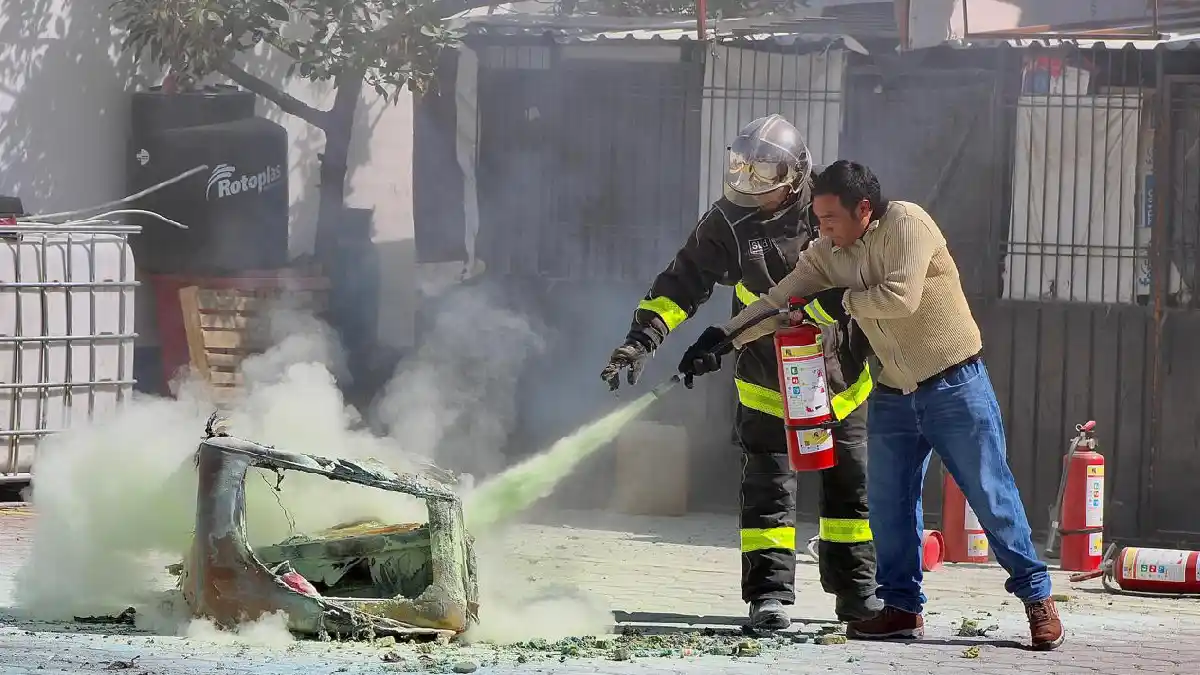 Emite Protección Civil de San Andrés Cholula recomendaciones para el uso y manejo de extintores