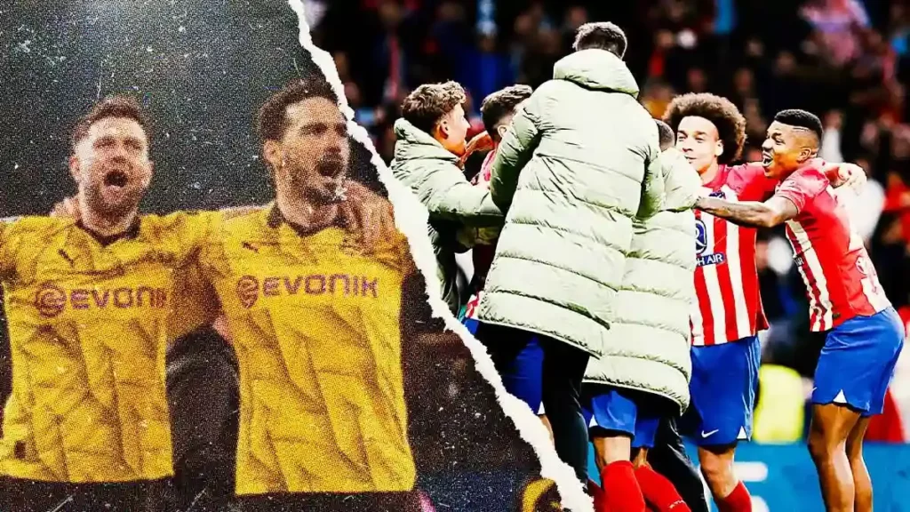 Atlético de Madrid y Borussia Dortmund pasan a cuartos de final de Champions League