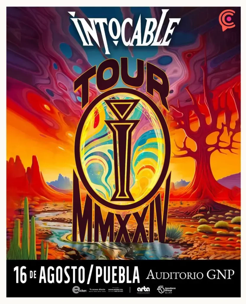 Intocable volverá a Puebla este 2024 con su Tour MMXXIV
