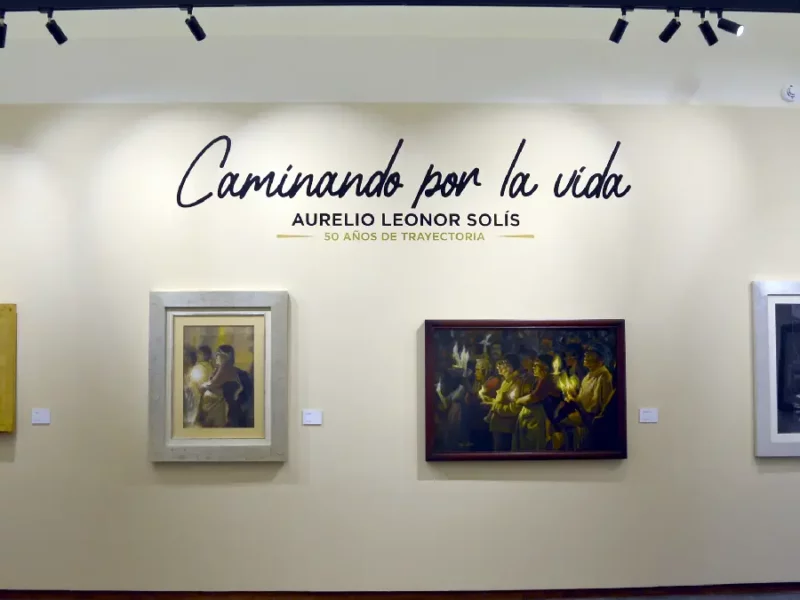 BUAP sede de la exposición “Caminando por la vida”, 50 años de trayectoria, de Aurelio Leonor Solís