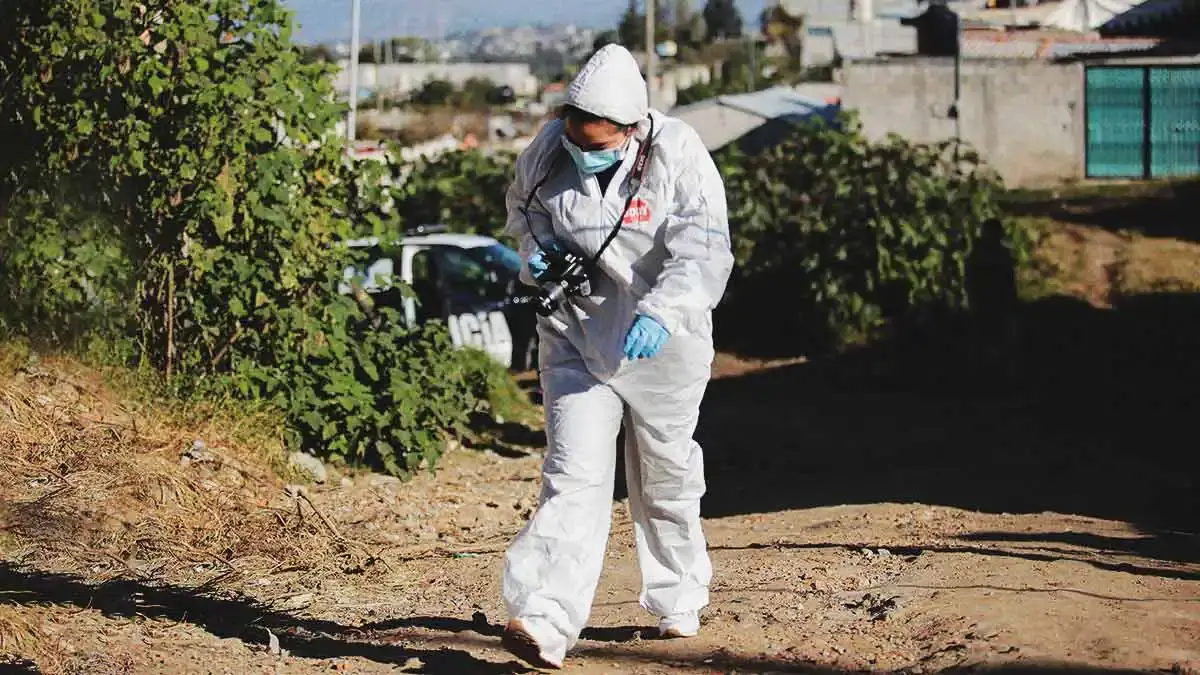 Hallan cadáver embolsado a un costado de la carretera Cuautinchan-Tepeaca