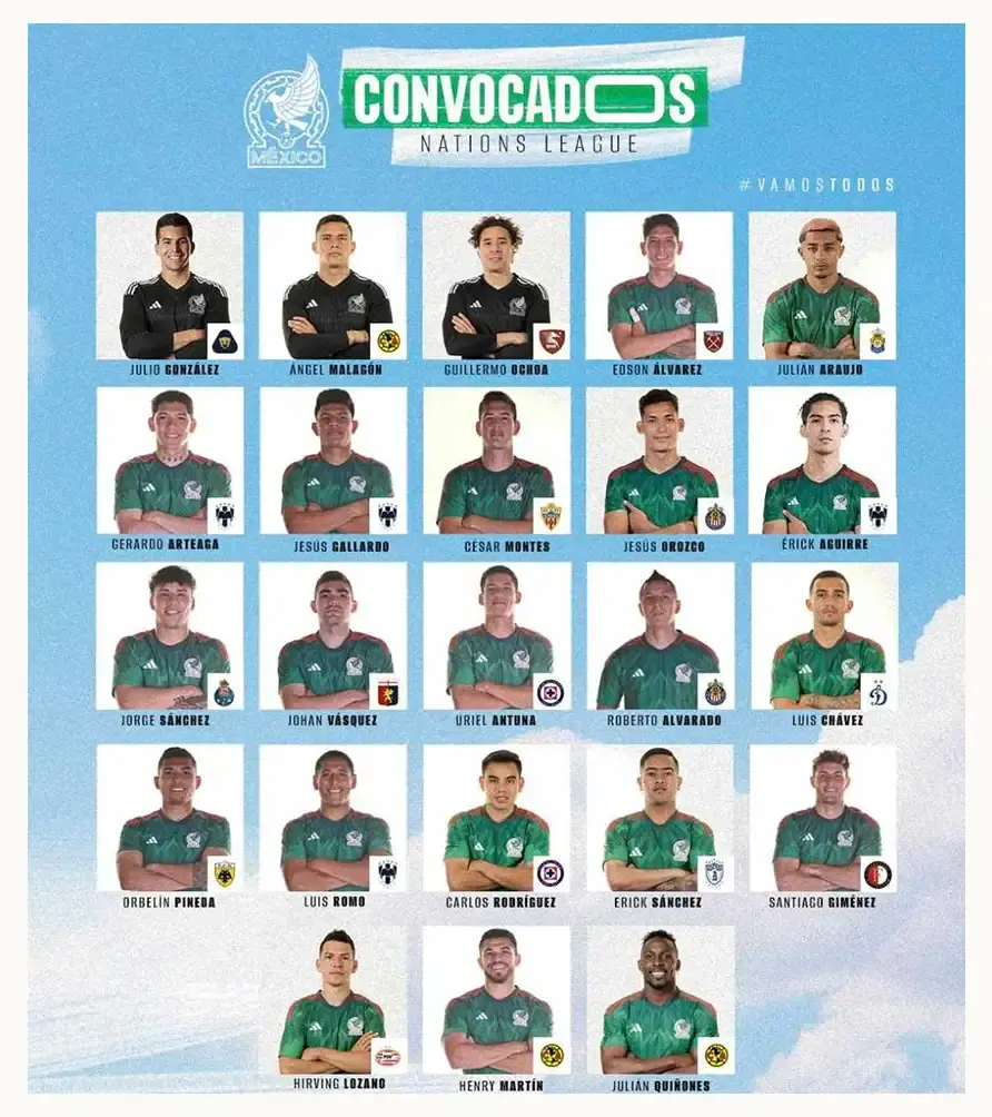 Jaime Lozano presenta la convocatoria de la Selección Mexicana para la Concacaf Nations League