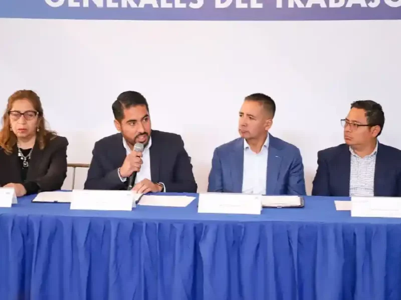 Firma Ayuntamiento de San Andrés Cholula y Sindicato acuerdo laboral