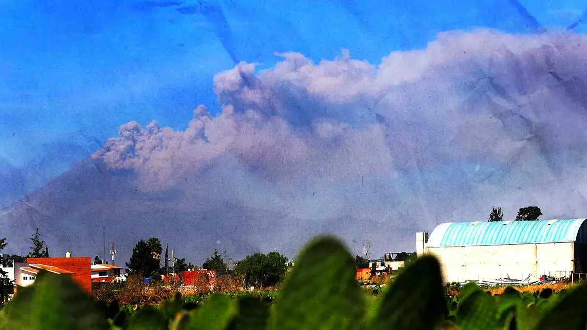 Este 9 de marzo el volcán Popocatépetl registró seis exhalaciones y mil 399 minutos de temor