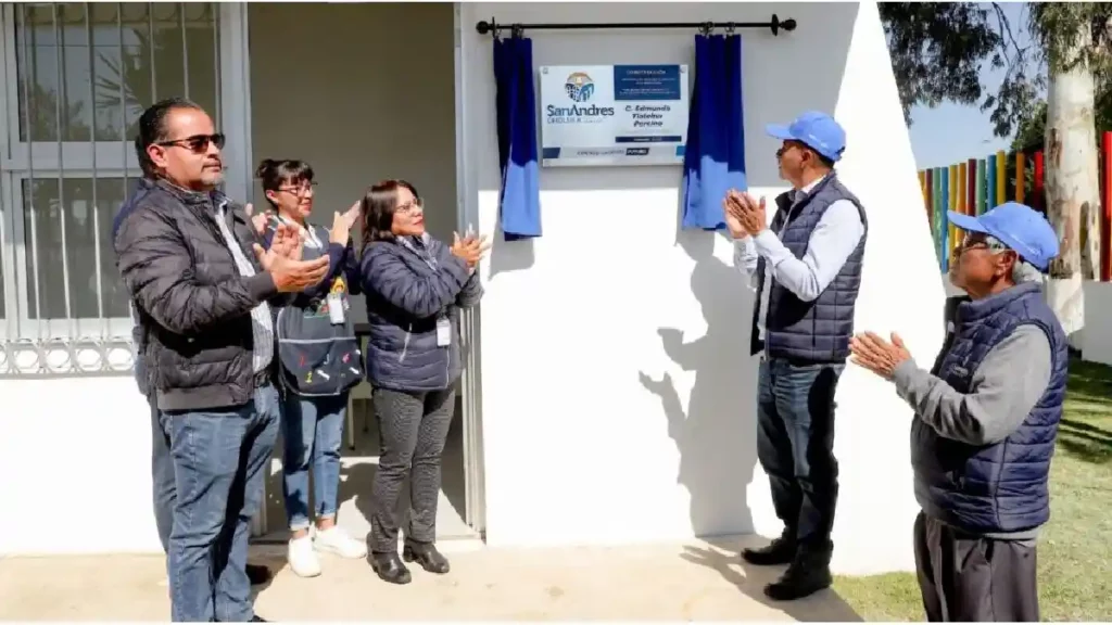 Inaugura Mundo Tlatehui Módulo de Dirección y Sanitario en el CAIC Atlixcáyotl