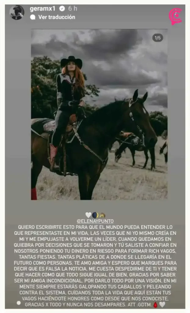 Gera MX, Regina Blandón y más artistas dan último adiós a Elena Larrea