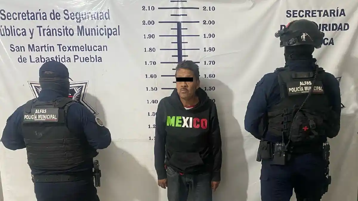 La Policía Municipal detuvo a un hombre en portación de un objeto metálico con características similares a un arma de fuego