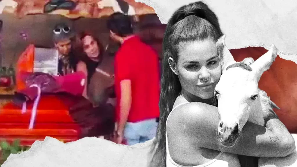 Así fue el funeral de Elena Larrea en Cuacolandia; sus caballos la despidieron  
