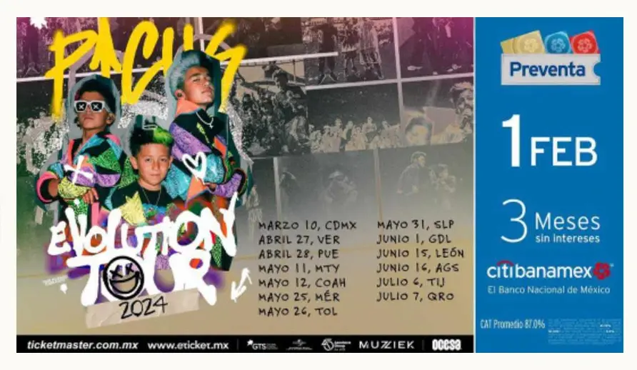 Picus estará en Puebla como parte de su “Evolution Tour 2024”