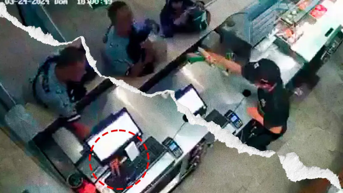 Repartidor de Uber Eats robó celular a empleado de Subway en Explanada Puebla