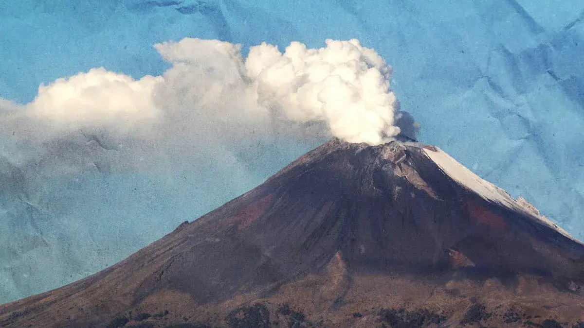 Este 25 de marzo el volcán Popocatépetl registró 53 exhalaciones y mil 54 minutos de tremor