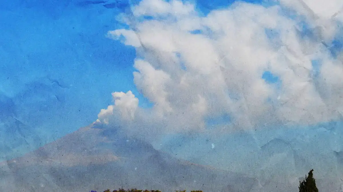 Este 25 de marzo el volcán Popocatépetl registró 46 exhalaciones y 326 minutos de tremor