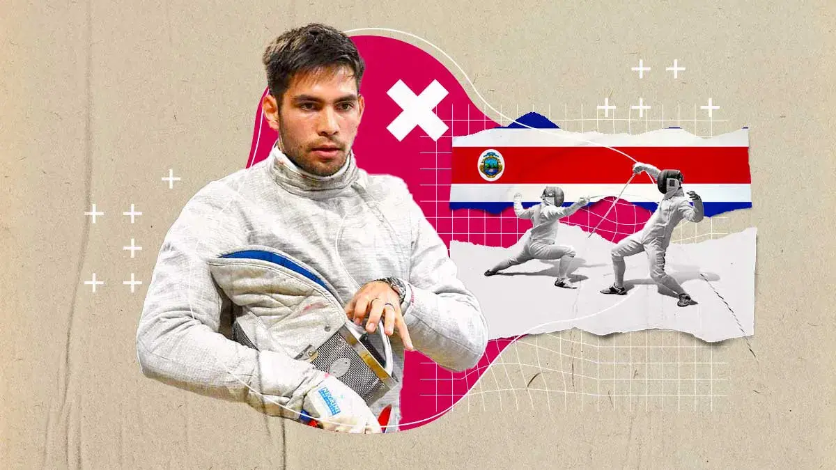 Gibrán Zea competirá en el Campeonato Preolímpico de Esgrima, Costa Rica 2024