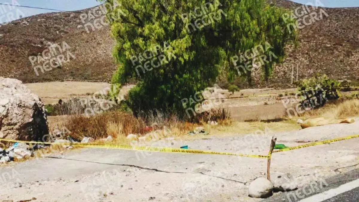 Abandonan un cadáver encobijado en el municipio de Nicolás Bravo, Puebla 