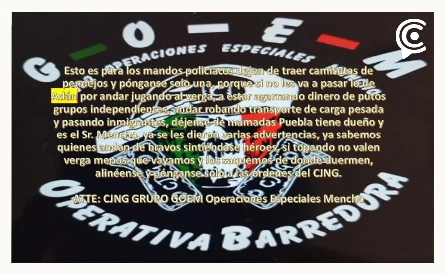 “Operativa Barredora” se adjudica la ejecución de expolicía en Periplaza Puebla
