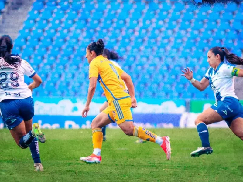 Tigres golea a domicilio al Club Puebla Femenil en el Clausura 2024