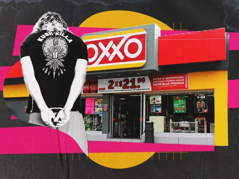 En persecución, Policía Municipal de Puebla detiene a asaltantes de tienda Oxxo en Amalucan 