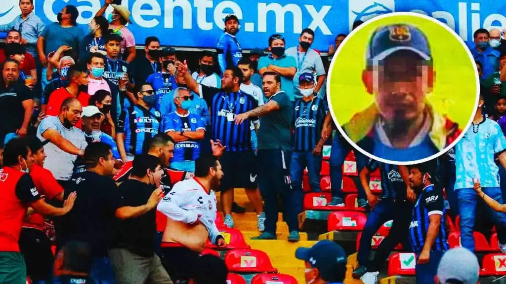 Aficionado del Querétaro se encuentra hospitalizado tras ser golpeado por fanáticos del Atlas