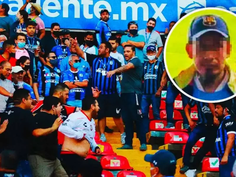 Aficionado del Querétaro se encuentra hospitalizado tras ser golpeado por fanáticos del Atlas