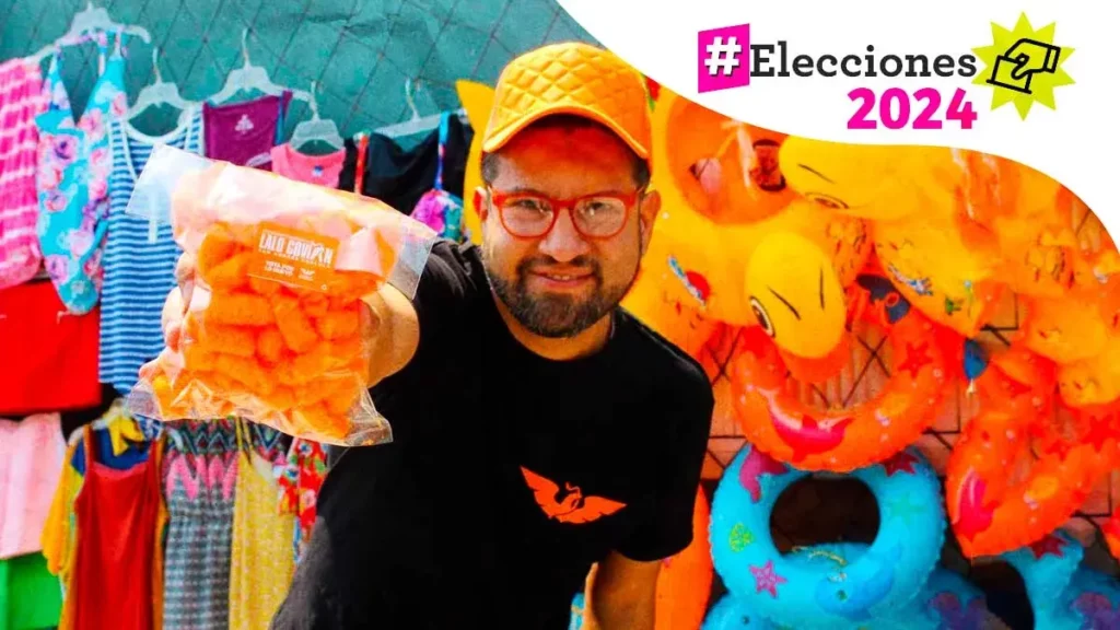 Eduardo Covián arranca campaña por la alcaldía de San Andrés Cholula con “Fosfo Cheetos”