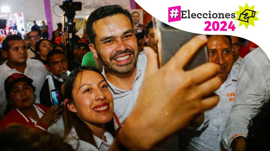 Tras un mes de campaña Jorge Álvarez Máynez, candidato presidencial de MC, visita Puebla