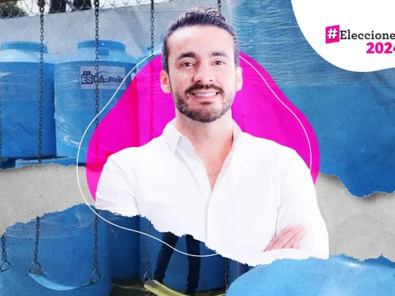 Toño López exhibe entrega de tinacos; Ayuntamiento de Puebla niega infringir la ley