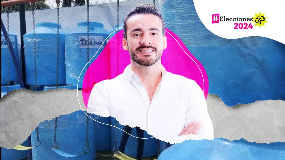 Toño López exhibe entrega de tinacos; Ayuntamiento de Puebla niega infringir la ley