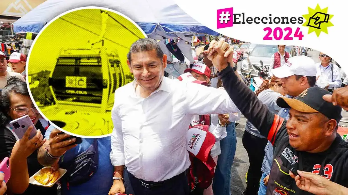 Alejandro Armenta propone construir dos líneas de cablebús en Puebla