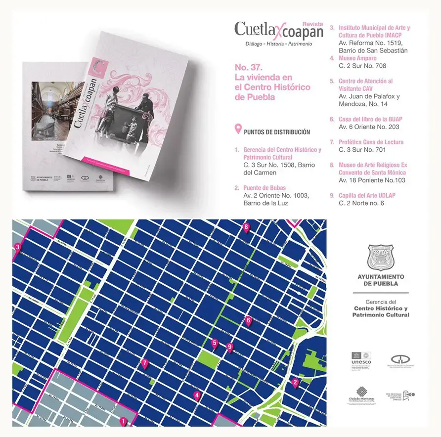 Ayuntamiento de Puebla informa puntos de venta de la Revista Cuetlaxcoapan