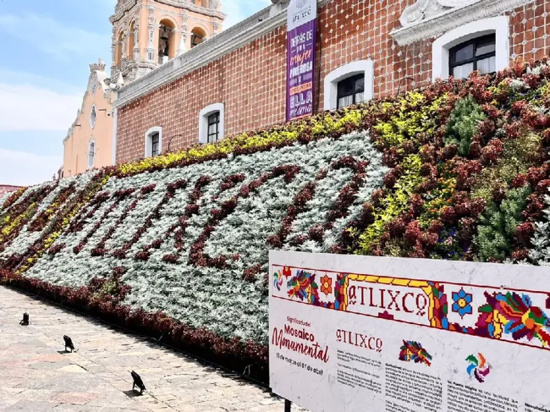 Disfruta del último fin de semana de Semana Santa recorriendo la ruta de museos y el mosaico floral en Atlixco