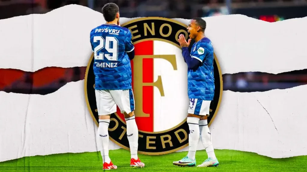 Santiago Giménez y el Feyenoord empatan con el Volendam en la Eredivisie