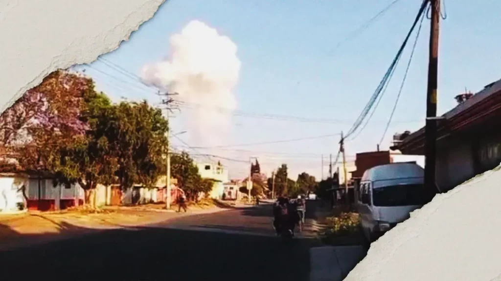 Explosión de polvorín dejó al menos tres muerto en Texmelucan