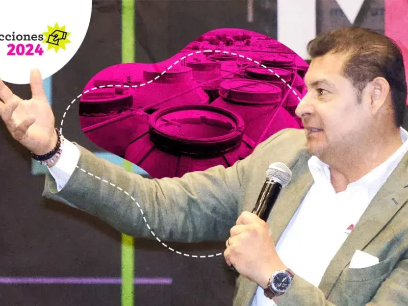 Alejandro Armenta acusa de “hipocresía política” al Ayuntamiento de Puebla por entrega de tinacos