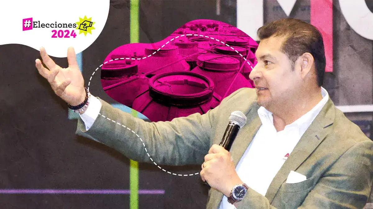 Alejandro Armenta acusa de “hipocresía política” al Ayuntamiento de Puebla por entrega de tinacos