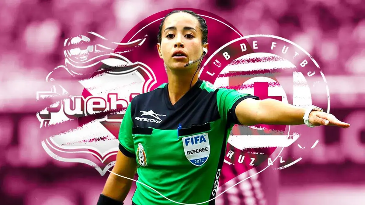 Katia Itzel García será árbitra central en el Club Puebla vs Cruz Azul 