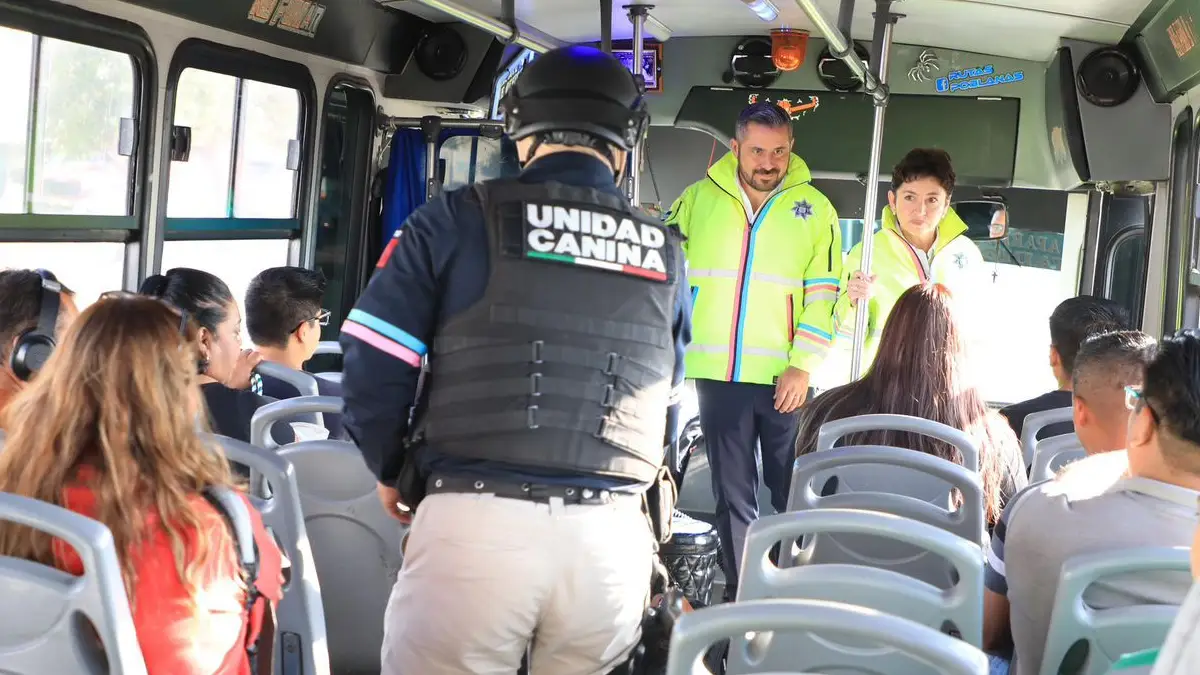 Ayuntamiento de Puebla informa continuación de operativos de inspección de transporte público