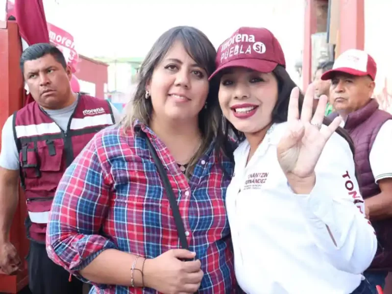 Continúa Tonantzin Fernández llevando sus propuestas a cada cholulteca