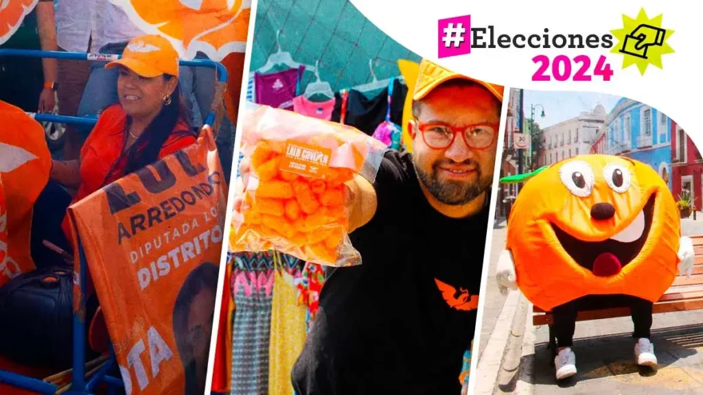 Canciones y hasta cheetos, estrategias de campaña de candidatos de Puebla en las elecciones 2024
