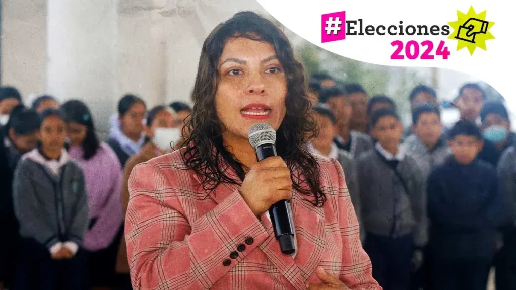 Lupita Cuautle presenta su plan de seguridad en Santa María Tonanzintla y San Luis Tehuiloyocan 