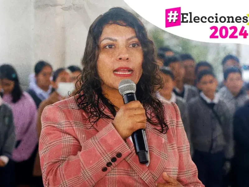 Lupita Cuautle presenta su plan de seguridad en Santa María Tonanzintla y San Luis Tehuiloyocan 