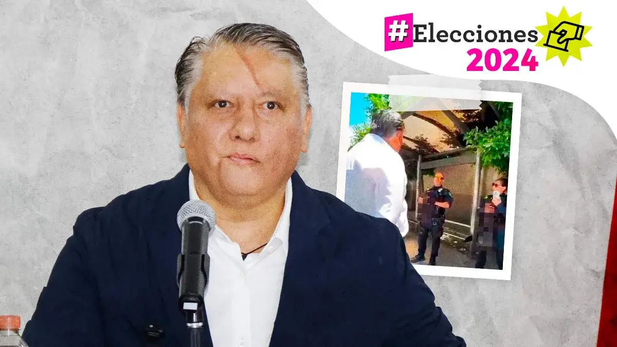 Fernando Morales evade revisión de sus escoltas y acusa persecución de policías municipales en Puebla