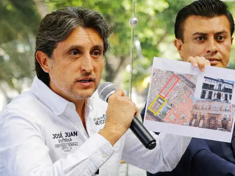 José Juan Espinosa acusa que edificio del Congreso de Puebla será entregado a un particular 