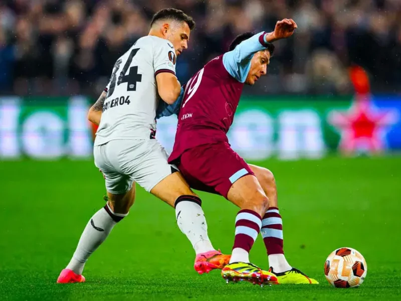 West Ham es eliminado por el Bayer Leverkusen de la Europa League