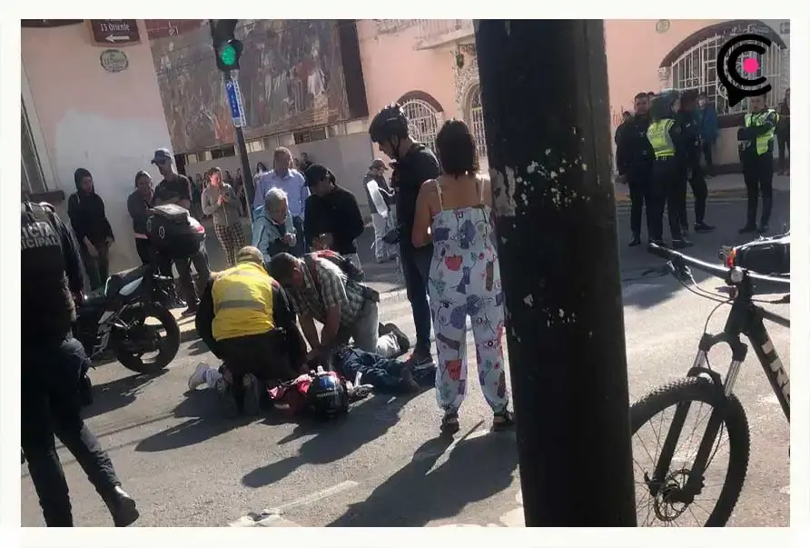 Un motociclista murió tras ser atropellado en la colonia El Carmen, Puebla 