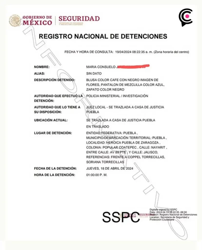 Después de cuatro años, detienen a “La Mataperros” en Puebla