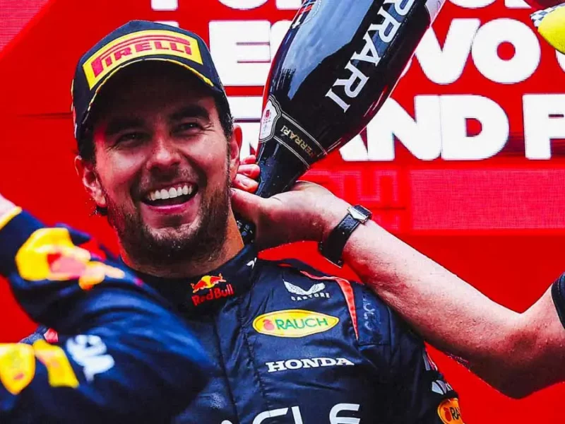 Sergio “Checo” Pérez termina en tercer lugar del Gran Premio de China 