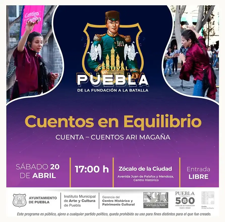 Ayuntamiento informa eventos del "Festival Puebla" del IMACP