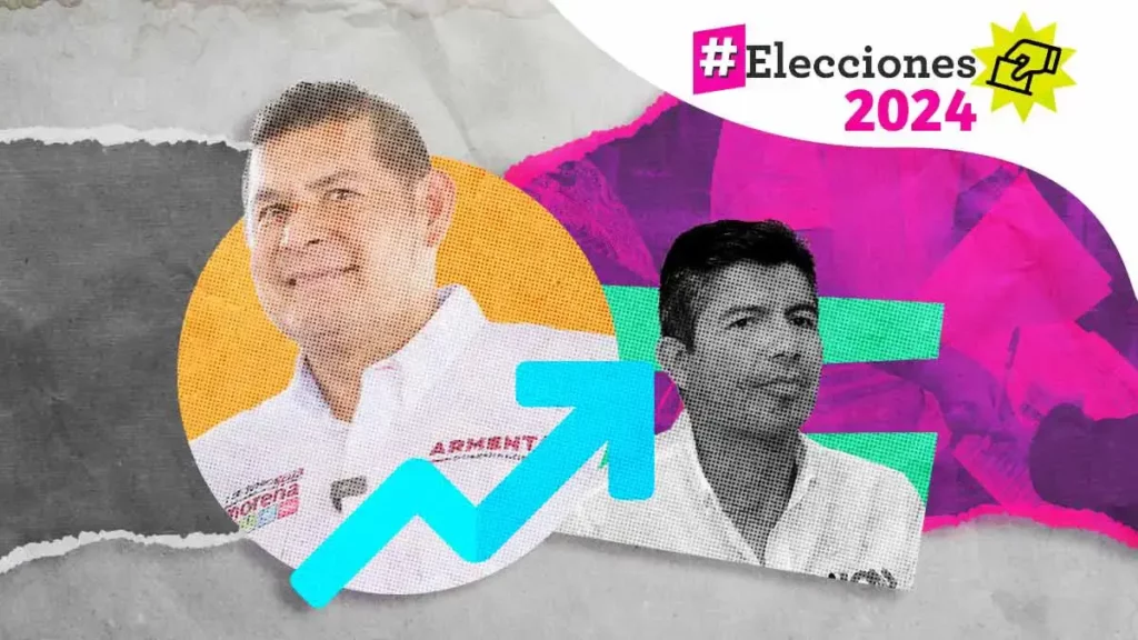 Encuesta mantiene a Alejandro Armenta como favorito y Eduardo Rivera sube en preferencia electoral
