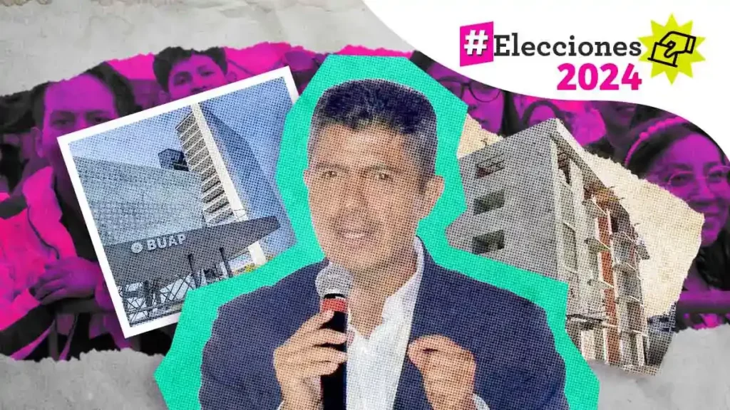 Eduardo Rivera promete becas y vivienda para estudiantes, frente al Consejo Universitario BUAP