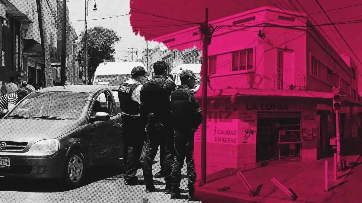 Choque dejó una mujer atropellada y daños en una carnicería en Insurgentes Chulavista, Puebla 